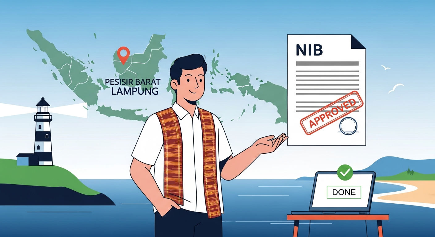 Jasa Pembuatan NIB Di Kabupaten Pesisir Barat: Legalitas Bisnis Tuntas, Jaminan 'Bayar Setelah Jadi'!